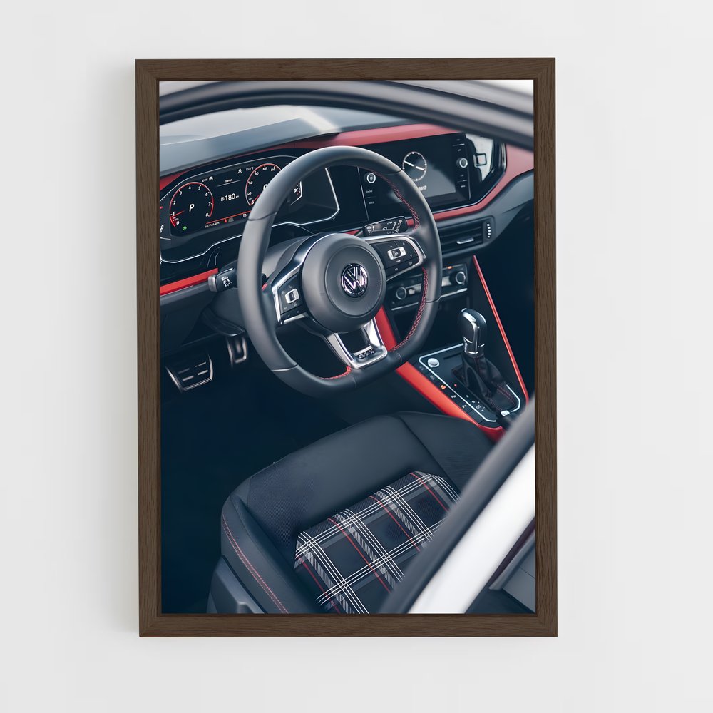 Poster Intérieur GTR – affiche Volkswagen (vue 5)